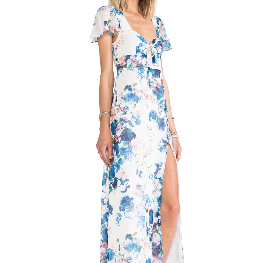 Floral maxi dress